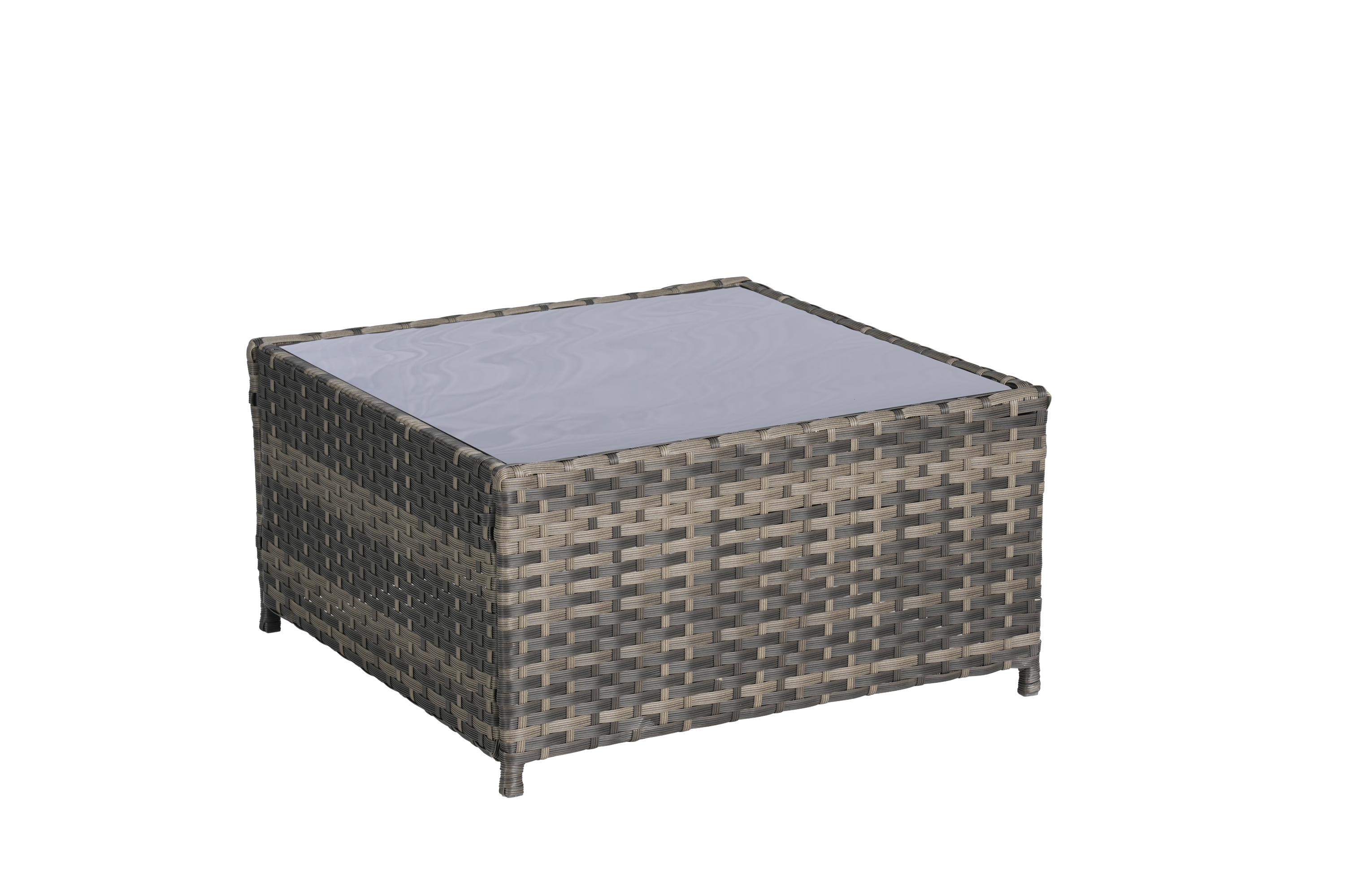 2 Piece L Shaped Patio Furniture Set Outdoor Woven Sectional