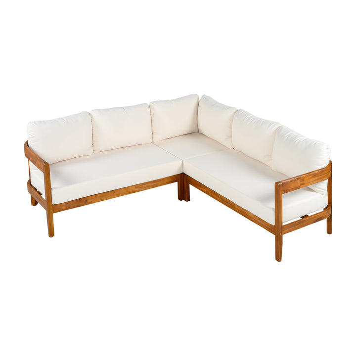 U_Style Acacia Solid Wood Patio Furniture Set