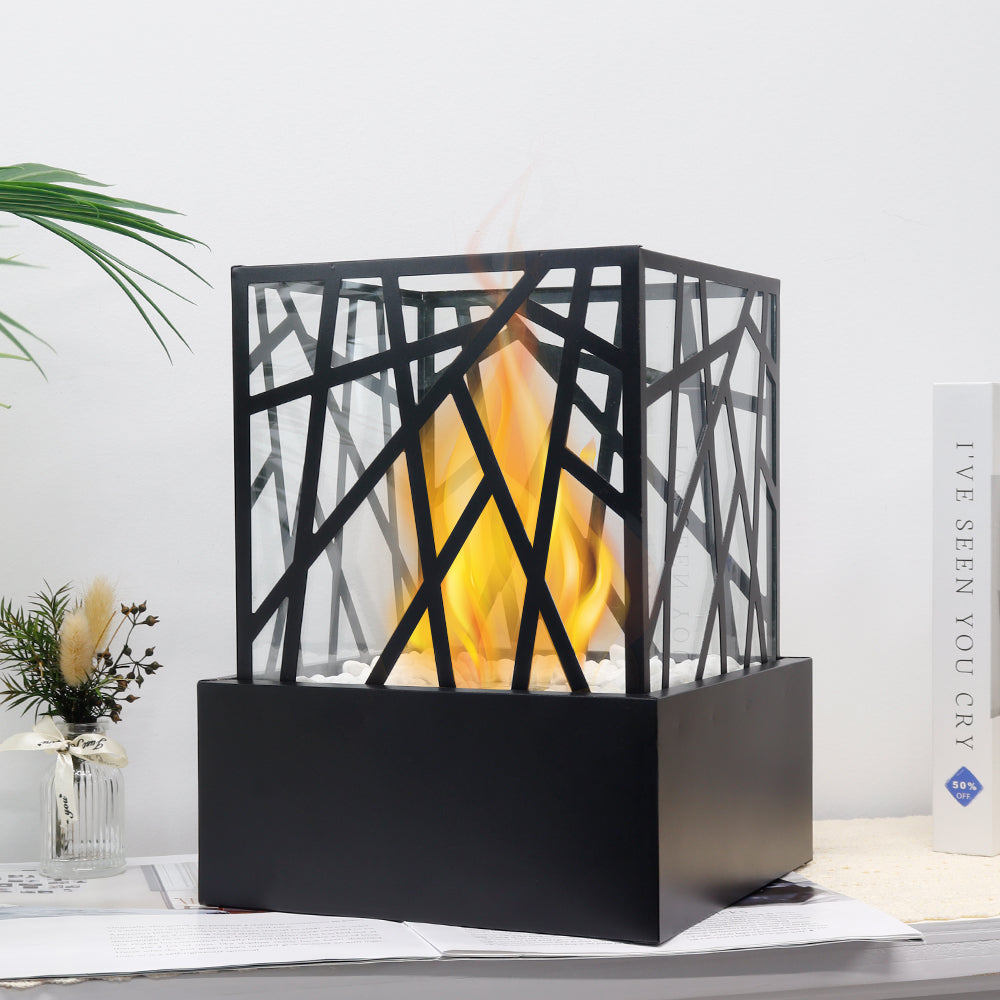 Design Portable Bio Ethanol Fire Pit Bowl Indoor Outdoor