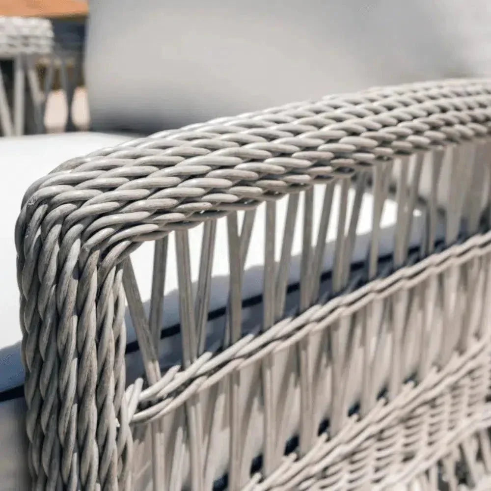 Wicker Patio Furniture Set Loveseat & Chairs