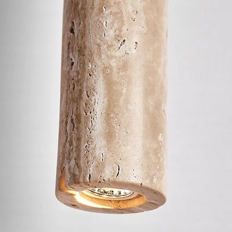 Yellow Stone Pendant Light Decor