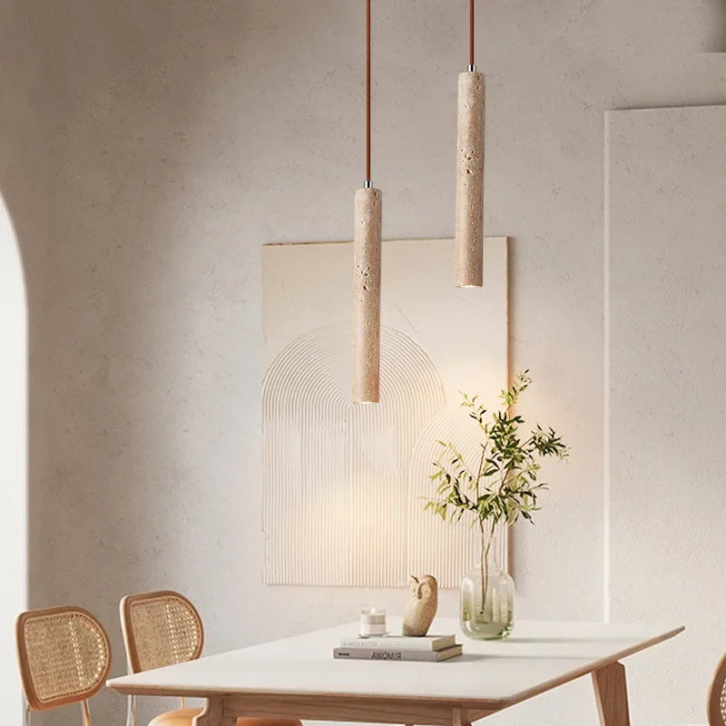 Yellow Stone Pendant Light Decor
