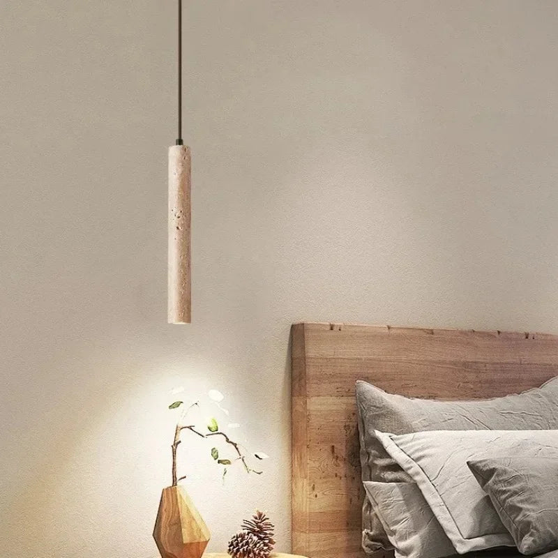 Yellow Stone Pendant Light Decor