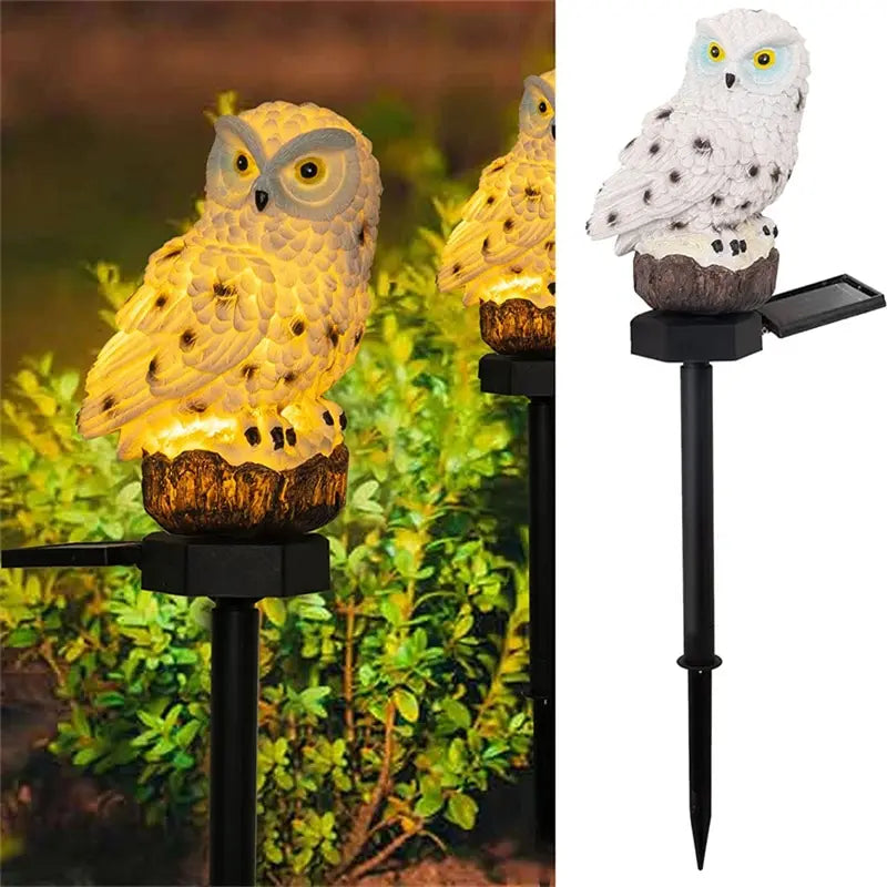 Solar Owl Garden Light - Decorative, Waterproof LED