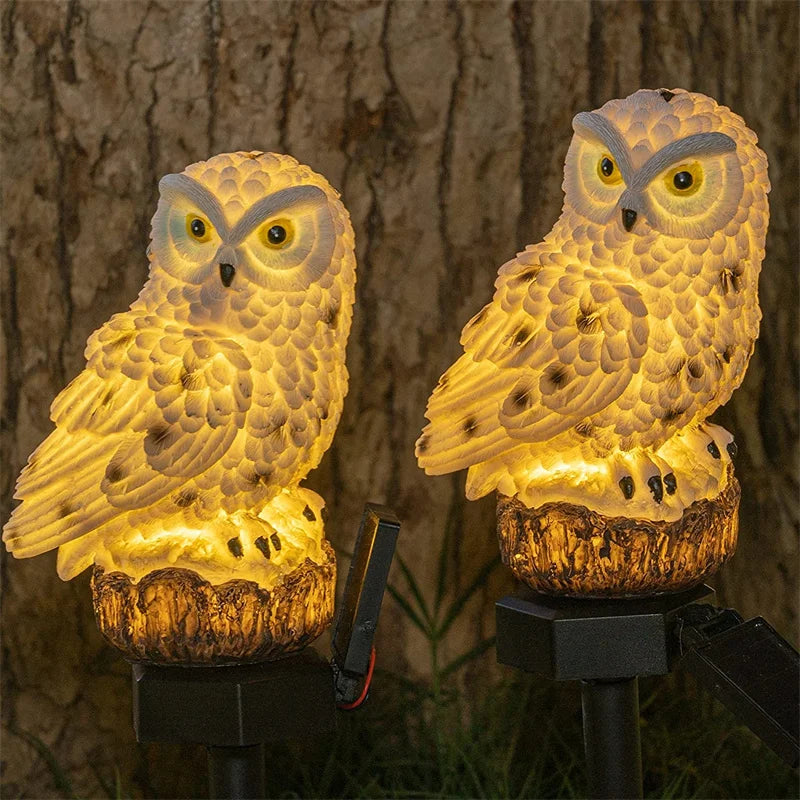 Solar Owl Garden Light - Decorative, Waterproof LED