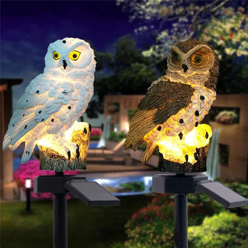 Solar Owl Garden Light - Decorative, Waterproof LED